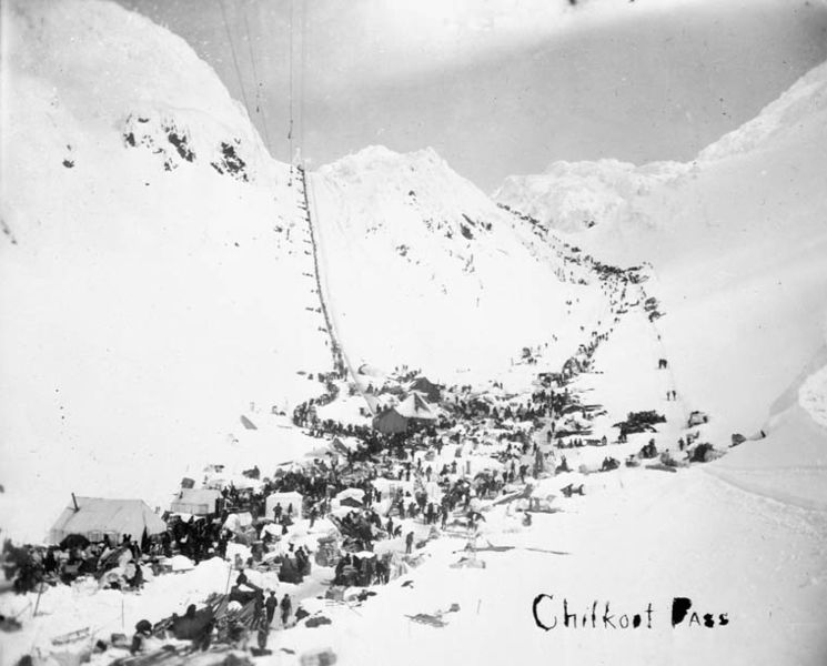Photo Courtesy/ Murdock, G.G., Library and Archives Canada Chilkoot Pass